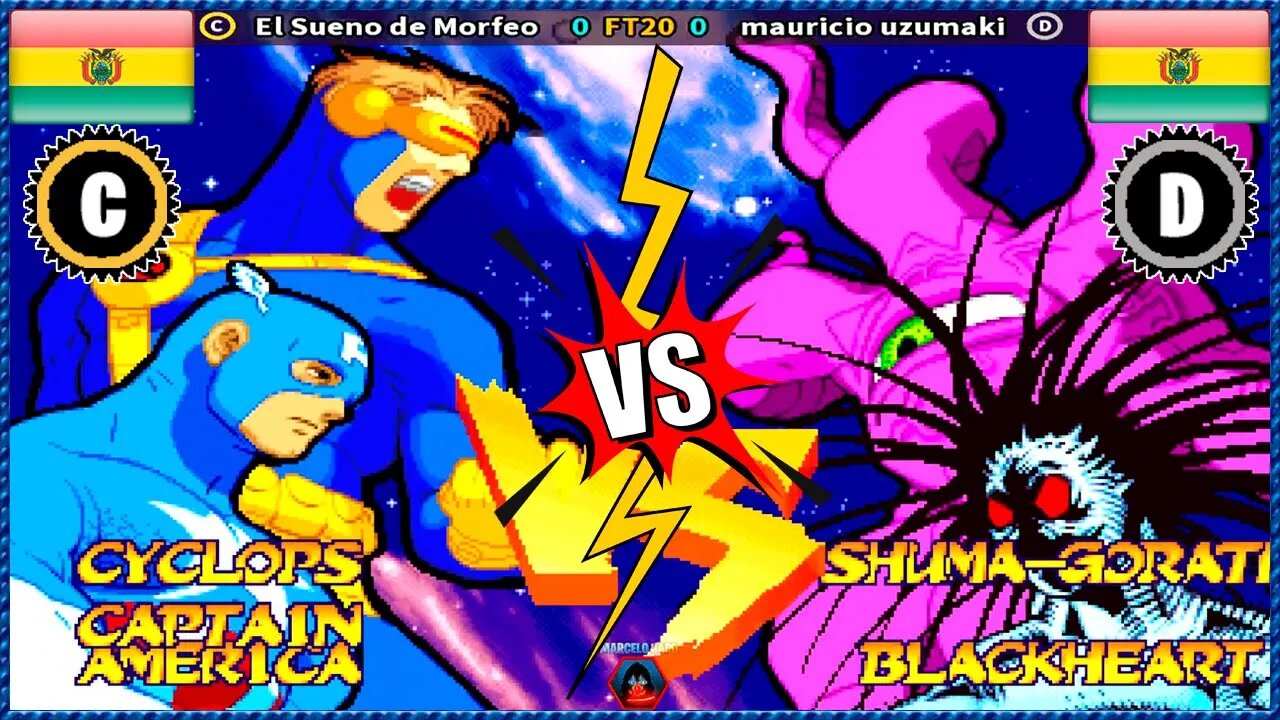 Marvel Super Heroes vs Street Fighter (El Sueno de Morfeo Vs. mauricio uzumaki) [Bolivia Vs Bolivia]