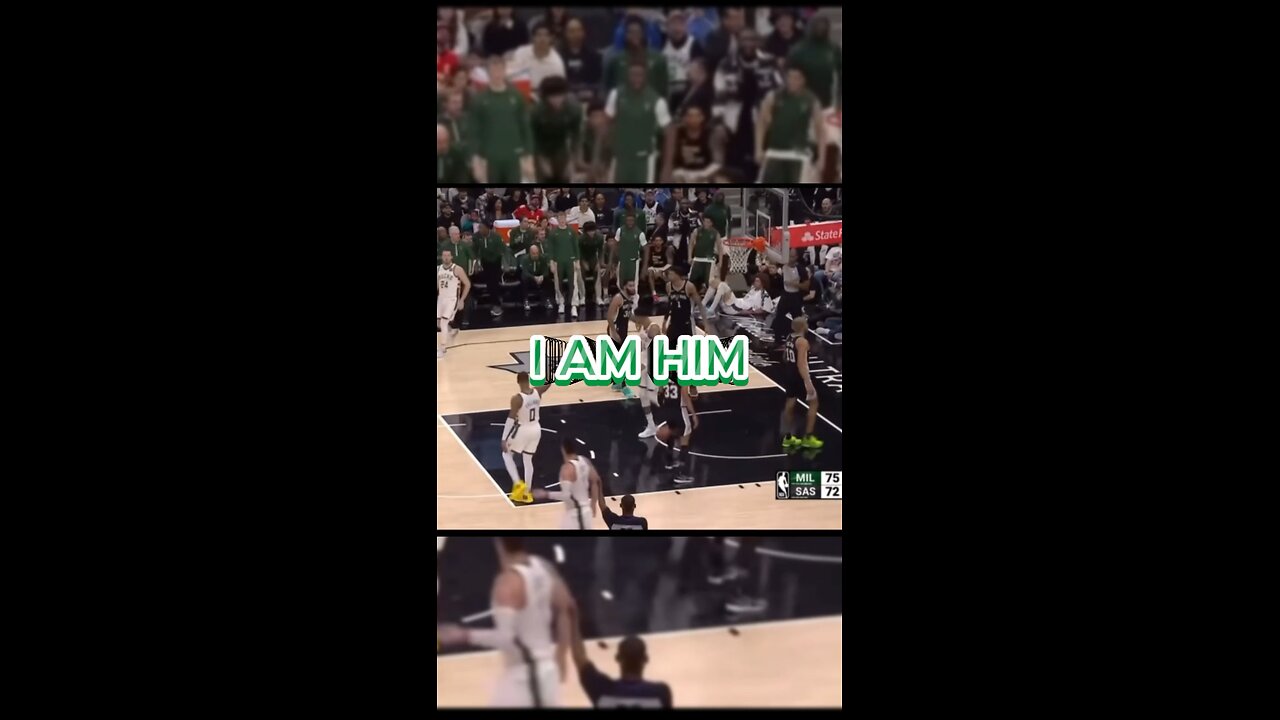 Wemby and Giannis were going crazy..!!πΏπ₯ #victorwembanyama #giannisantetokounmpo #matchup #crazy