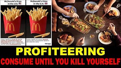 The U.S. Food Industry Are The Largest Profiteers In The WORLD!