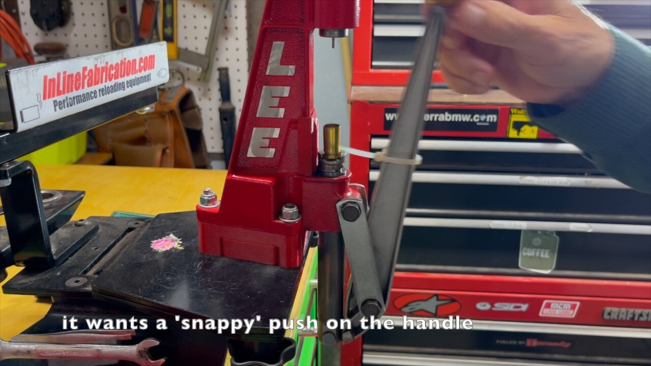 A case kicker for the Lee Reloader Press. VR to mdatlanta