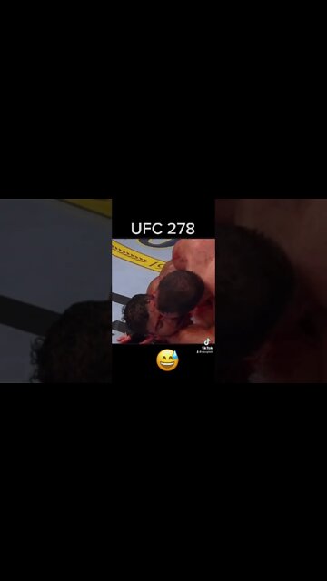 #ufc278 se puso muy extraño