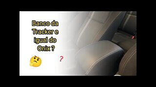 Banco de tecido ou de couro ? Mostrando da Tracker LT e comparando com do Onix Midnight de couro!