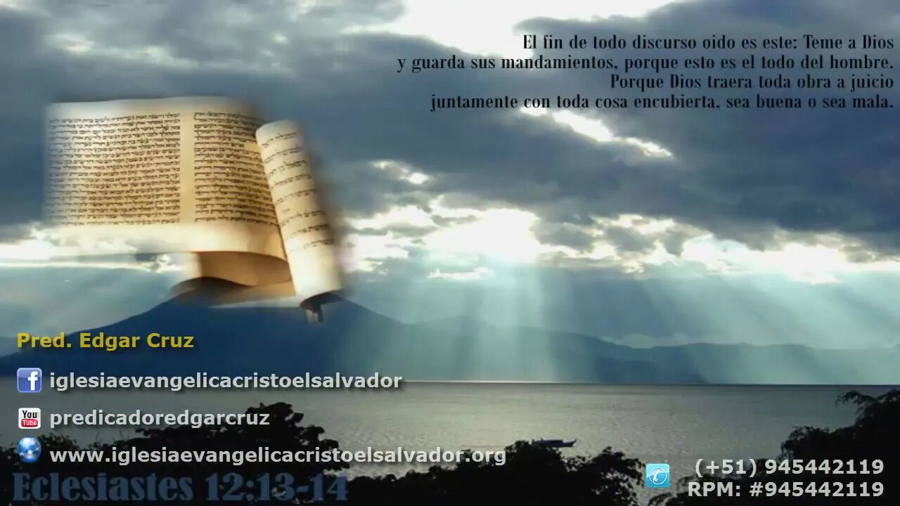 Teme a Dios y Guarda sus Mandamientos - EDGAR CRUZ MINISTRIES