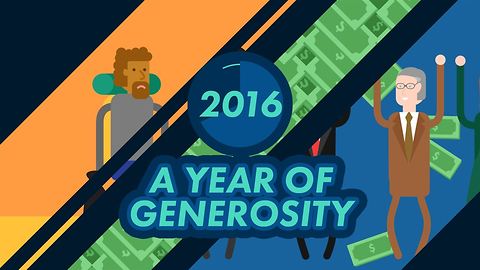 5 ways we got more generous in 2016!