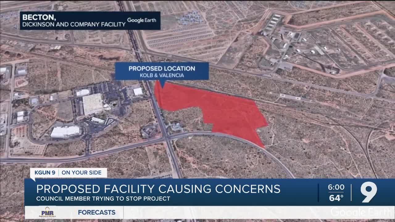 Proposed facility causing concerns