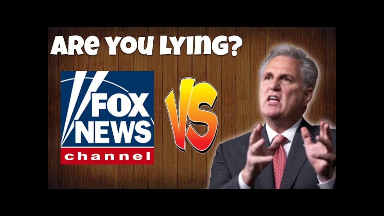 Fox News Challenges Republican Leader Kevin McCarthy over Leaked Audio.