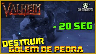 VALHEIM | COMO DESTRUIR O GOLEM DE PEDRA EM 20 SEGUNDOS