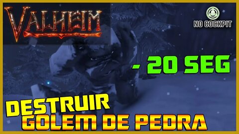 VALHEIM | COMO DESTRUIR O GOLEM DE PEDRA EM 20 SEGUNDOS