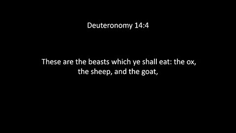 Deuteronomy Chapter 14