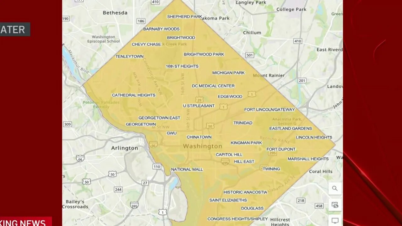 SWAMPY | Washington DC, Arlington County under boil water advisory