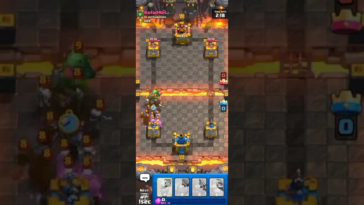 vs Rafa09bs - Clash Royale #Shorts