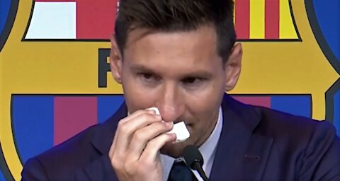 Messi en su despedida del FC Barcelona: "Siento mucha tristeza tener que irme del lugar que amo"