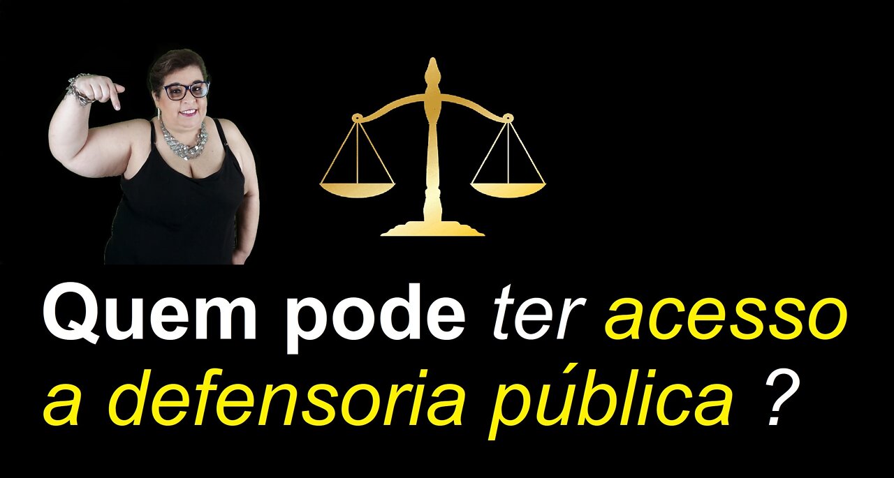 O QUE É DEFENSORIA PÚBLICA | Direto & Direito com Advogada Adri