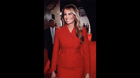 The Beautiful Melania Trump entering the 4th night of the RNC Donald Trump 2024