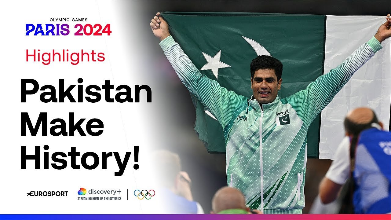 Arshad Nadeem wins first ever individual gold medal for Pakistan at Paris Olympic | #Paris2024