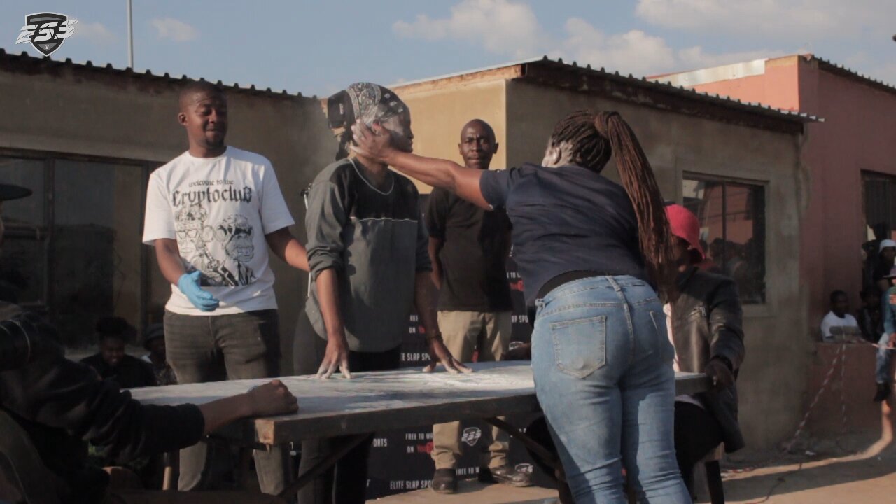 ESS VALHALLA #20 LESEGO VS LESEGO Jr (Female Slap Fight)(with Xhosa Commentary) Bra B and Bra Bara