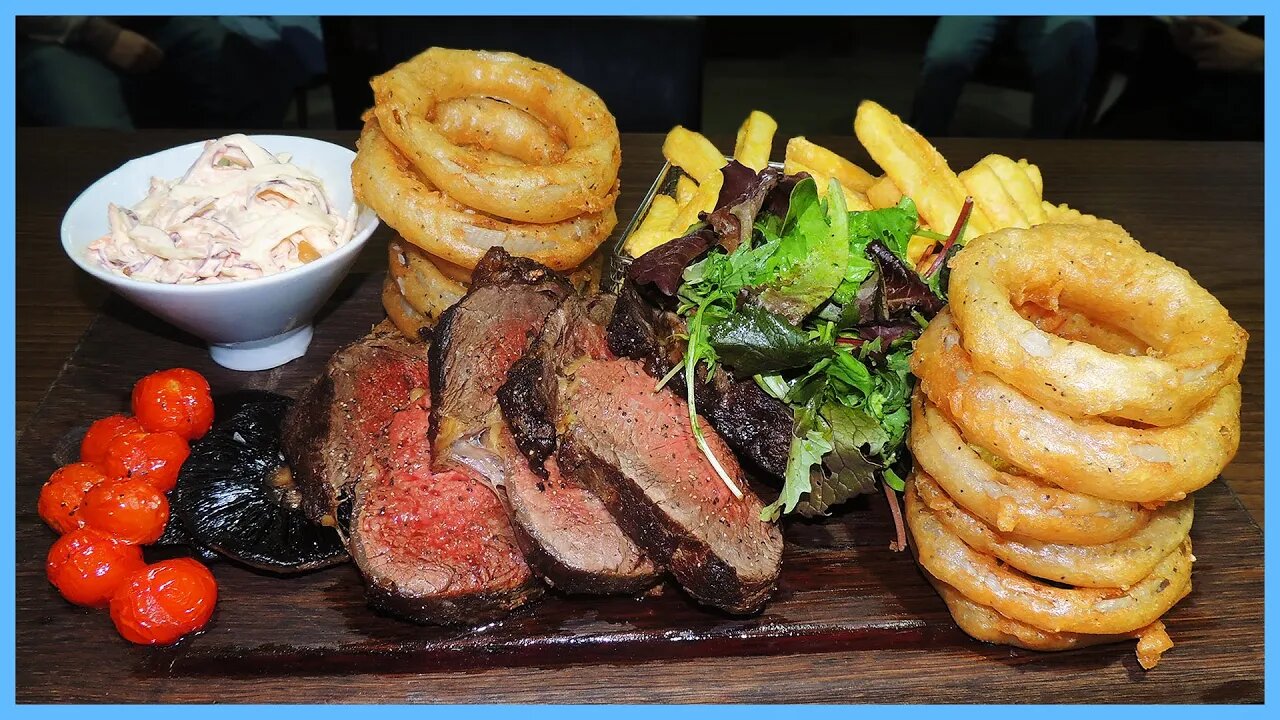 50 oz Ribeye Steak Dinner Challenge in the UK!