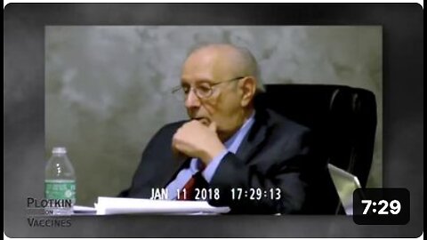 VACCINES EXPOSED : Dr. Stanley Plotkin, deposition under oath.