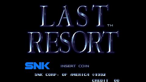 Last Resort Arcade Game, SNK 1992, Longplay