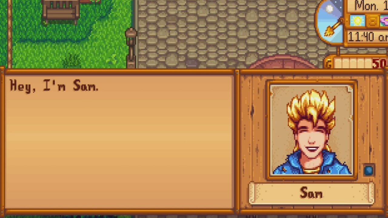 Sam, Vincent, and Jodi's Introductions - Stardew Valley Characters #11