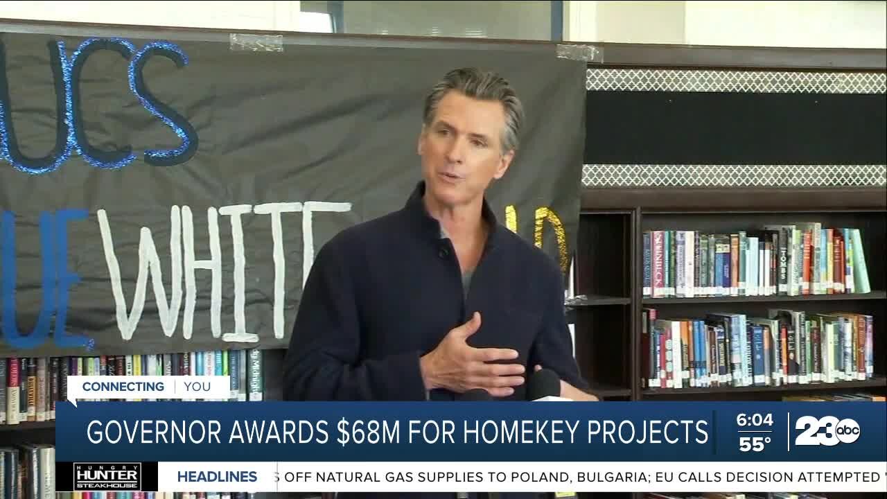 Governor Gavin Newsom announces 6 new Homekey projects