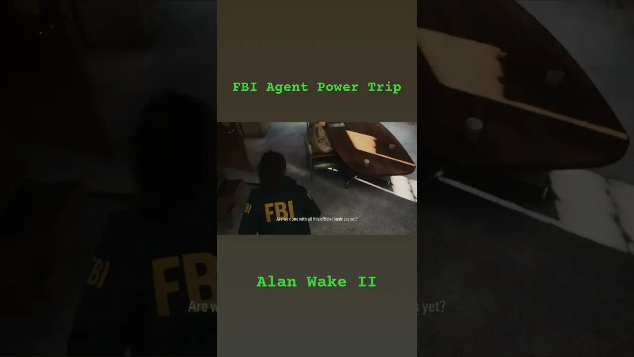 FBI Agent Power Trip. #youtubeshorts #gamingcommunity