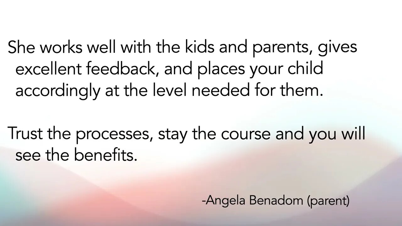 Fall 2023 Parent Testimonials