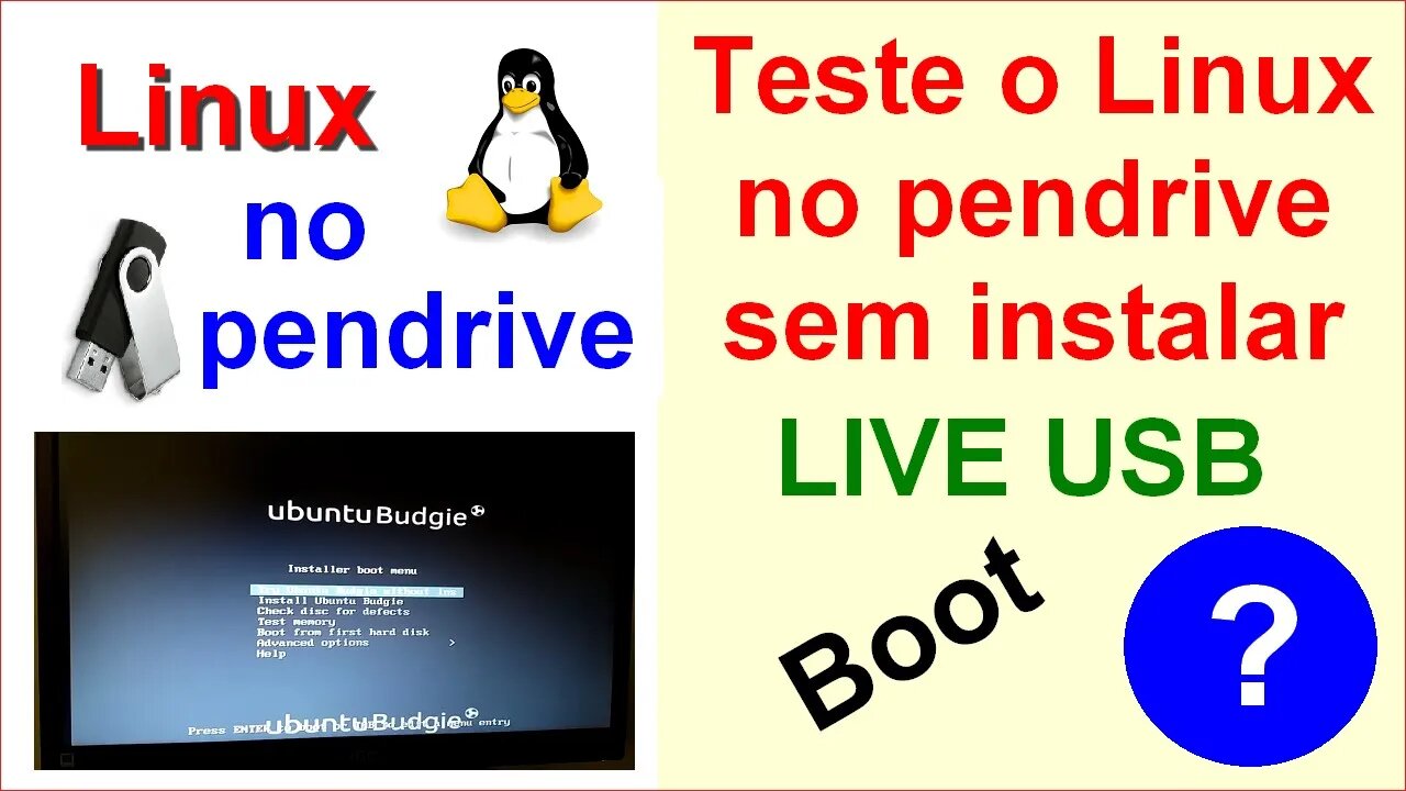 Teste qualquer Linux no pendrive. Tudo o que você precisa saber para usar o Linux sem instalar