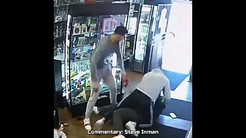 Store Owner Surprises Armed Robber