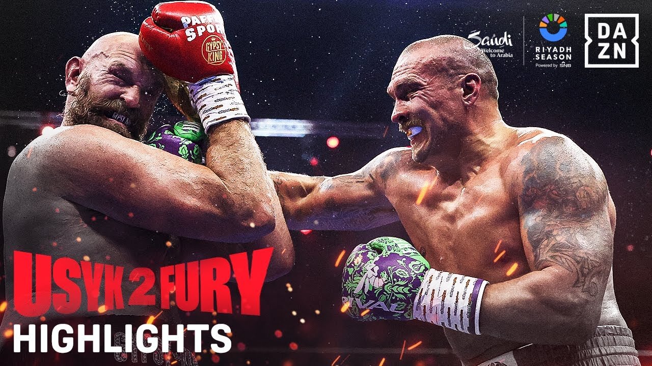 USYK DEFEATS FURY BY UNANIMOUS DECISION!! #UsykFury2 #Boxing