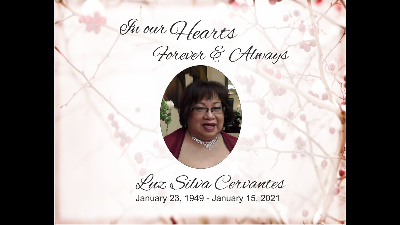 Celebration of Life Service | Luz Cervantes