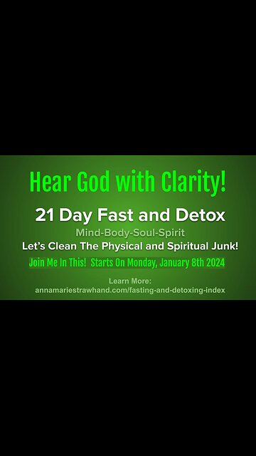 21 Day Fast and Detox
