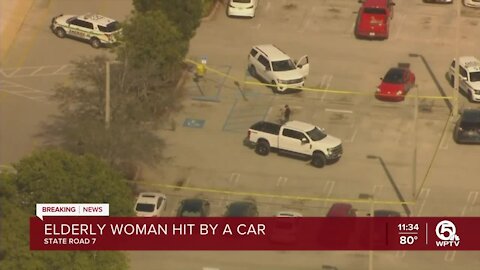 Elderly woman hit by vehicle in Hobby Lobby parking lot