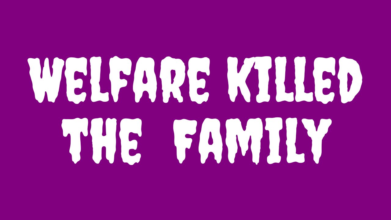 Welfare and Family Insanity - A Libertarian's View