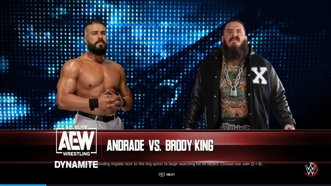 AEW Continental Classic Tournament Blue League Andrade El Idolo vs Brody King