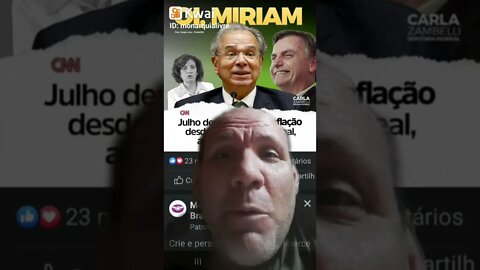 Julho tem maior deflação da história do real. E aí Miriam leitão