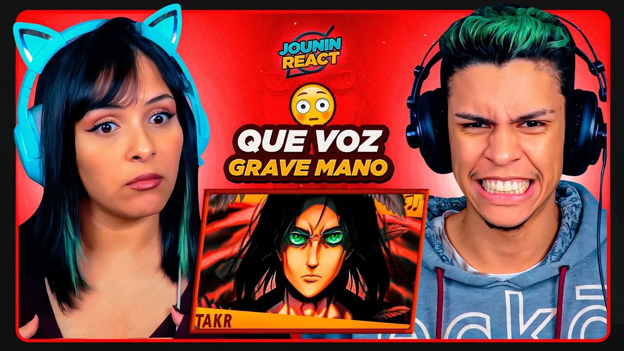 TAKERU - Estrondo (Eren / Shingeki no Kyojin (Attack on Titan) | [React em Casal] 🔥