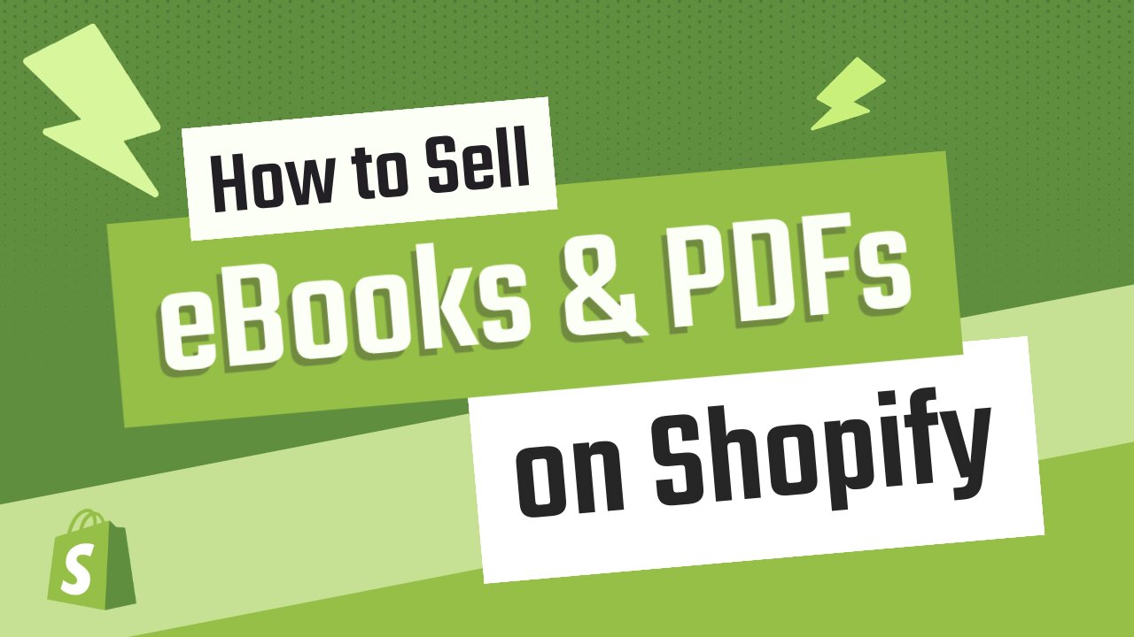 Sell eBooks & PDFs on Shopify in JUST 100 Seconds