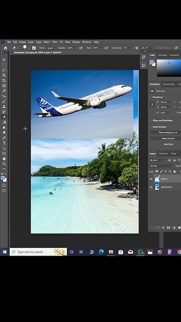 two image mixed in photoshop 7 tutorial step by step