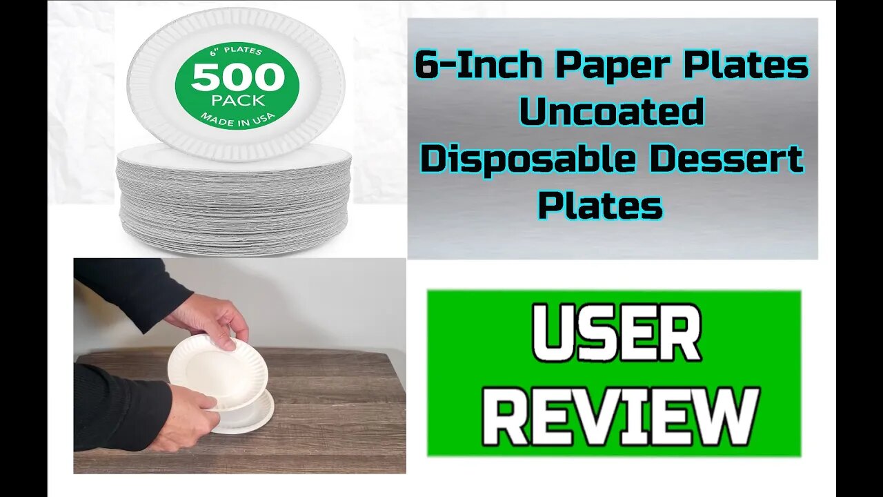 6" Paper Plates Good Product for the Price