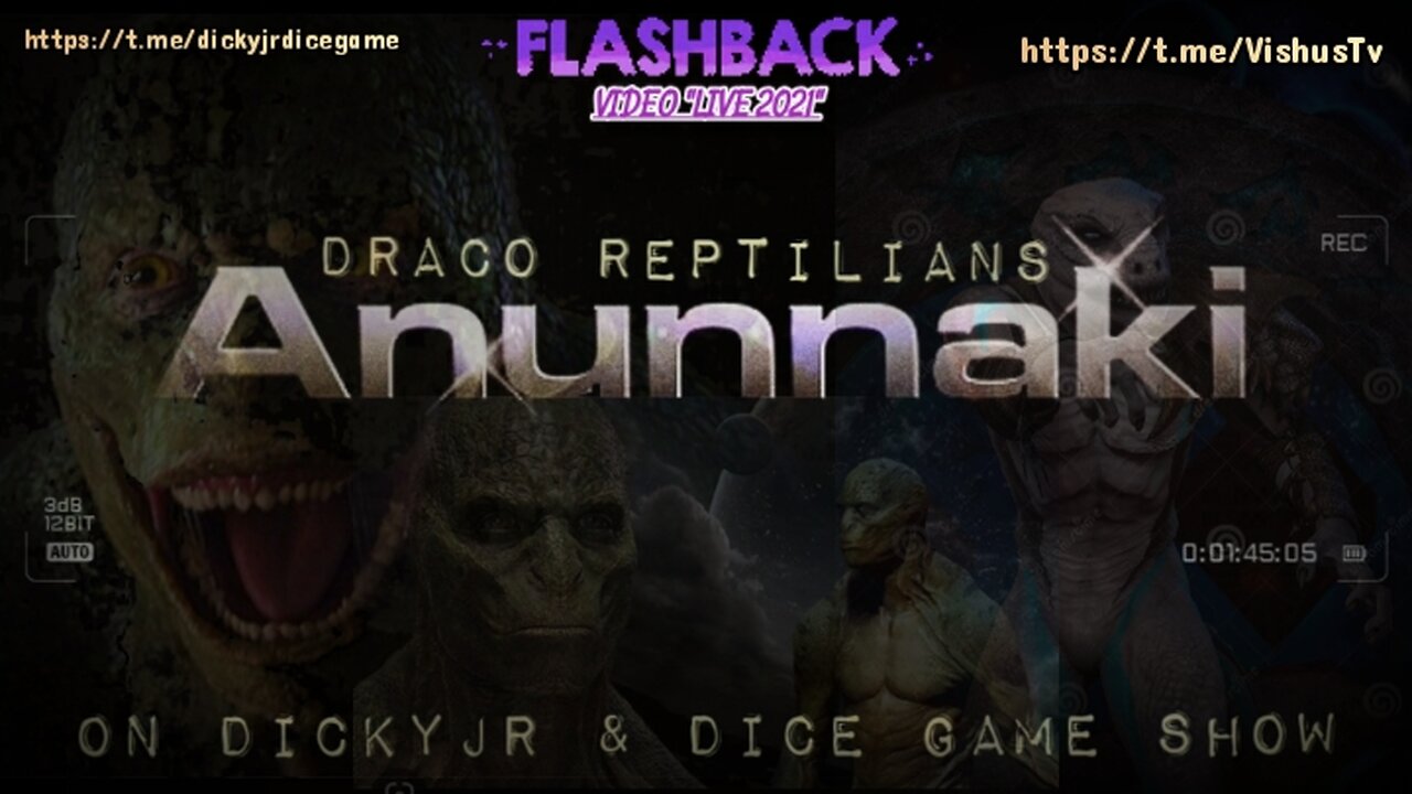 Draco Reptilians "Annunaki" TELEGRAM "LIVE" #VishusTv 📺