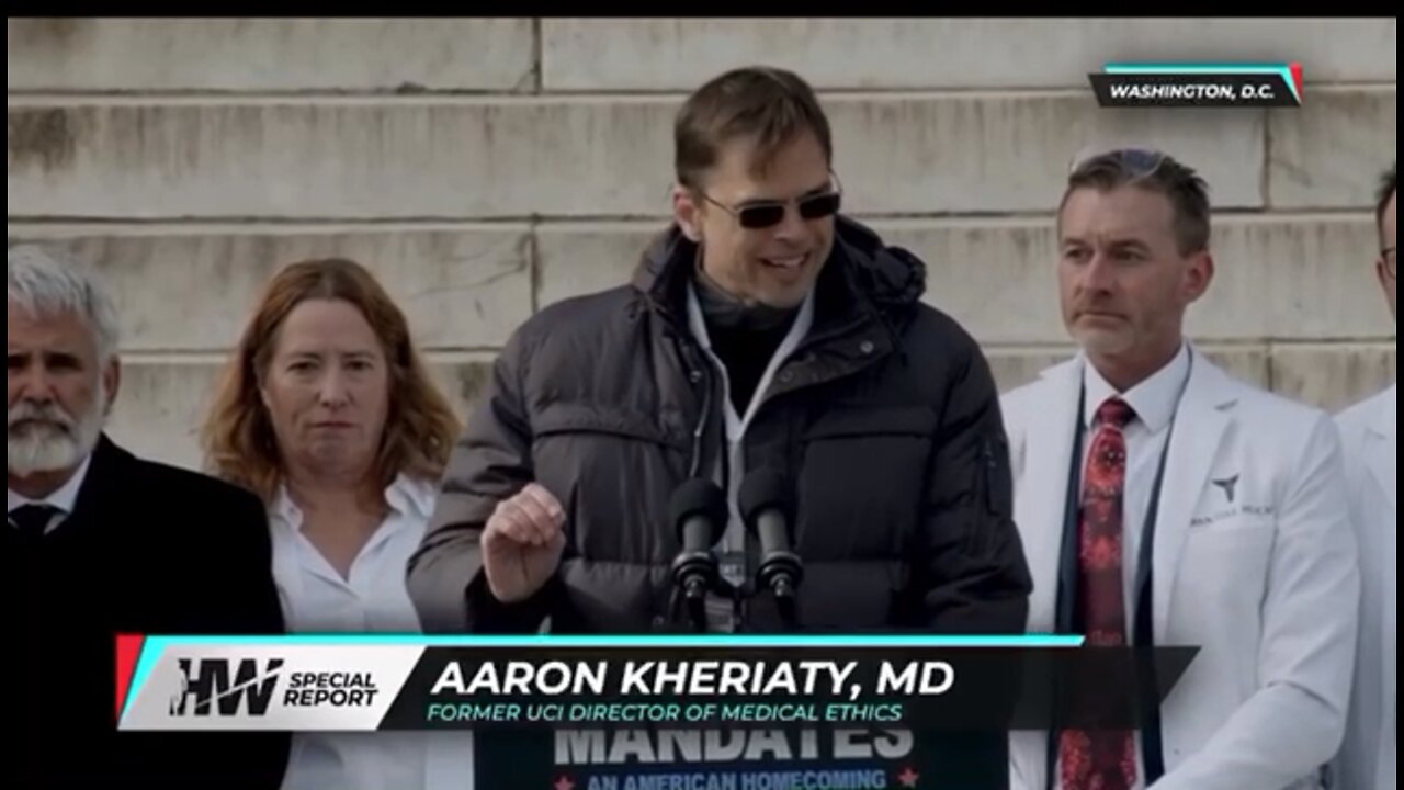 #DefeatTheMandatesDC Dr. Aaron Kheriaty American Front Line Doctors $ FLCCC 1/23/2022