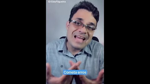Pecado mais forte é não cometer erros
