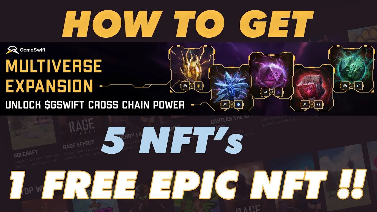 GameSwift Bridge & Burn : Free Epic NFT with the Multiverse Expansion