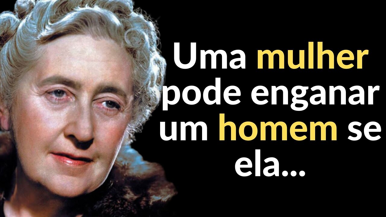 As Melhores Citações de Agatha Christie que vão expandir a sua mente.