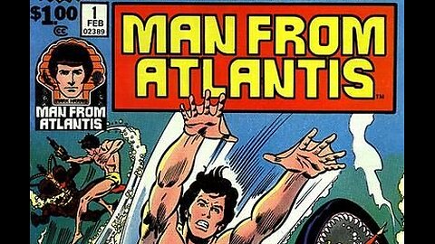 1977 Man From Atlantis Comic Book & TV Series Memories