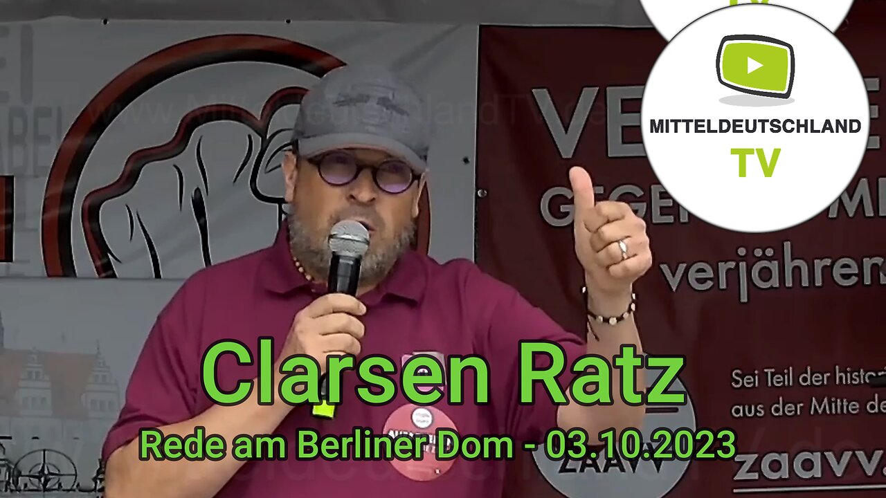 Clarsen Ratz - Rede am Berliner Dom - 03.10.2023