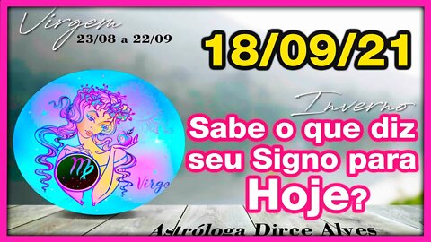[Horóscopo do Dia] 18/09/2021previsões astrais para todos os signos Dirce Alves [Sábado]#Novo