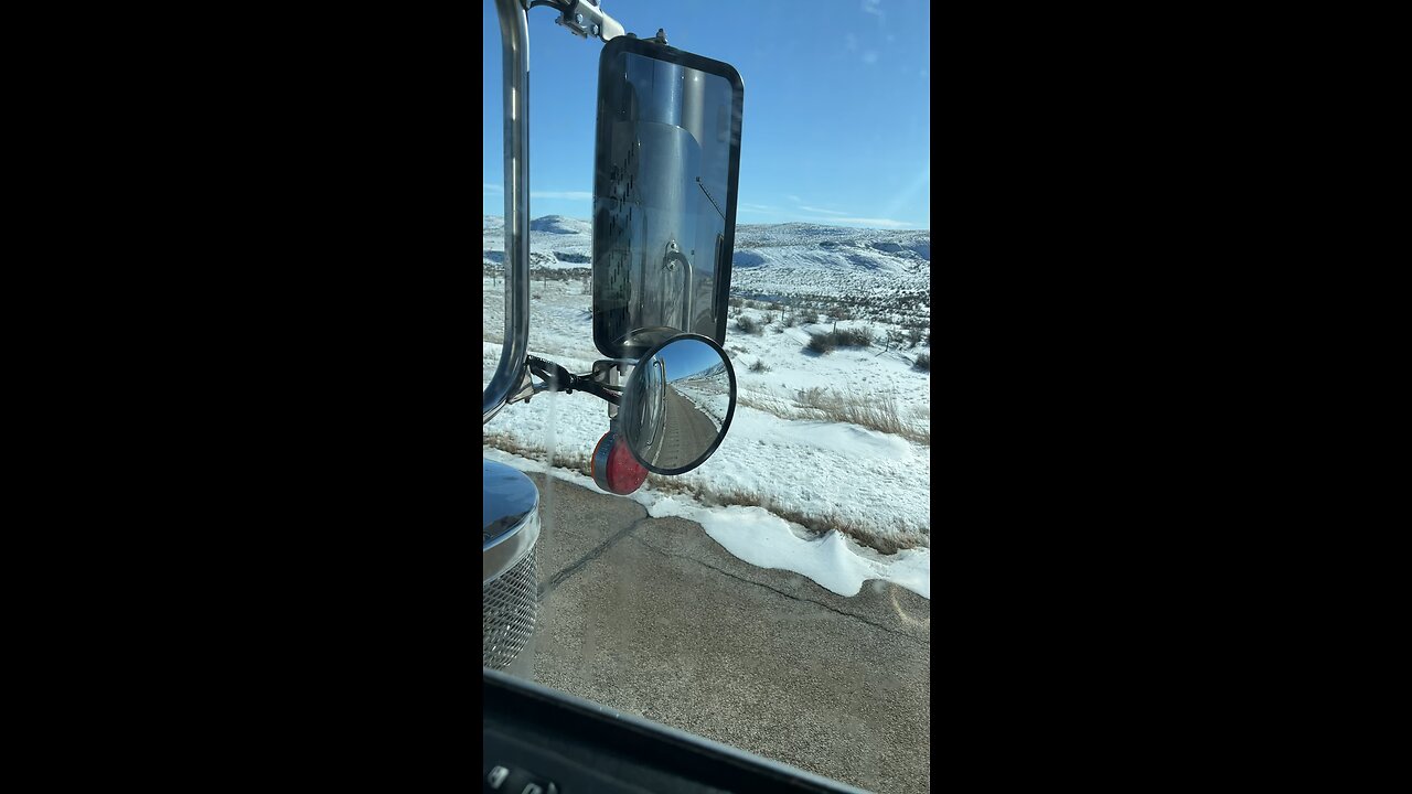 Rolling after our trailer tire was frozen!