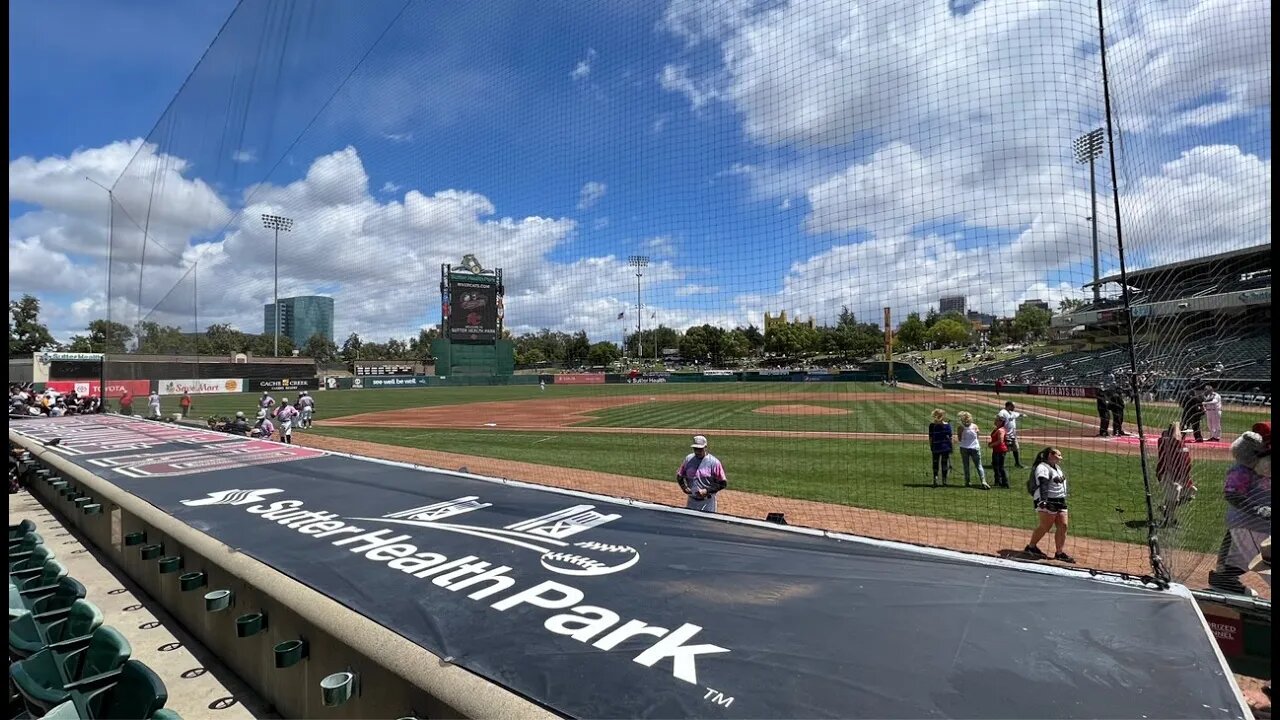 🔴LIVE - Raw Footage: River Cat vs Las Vegas Aviators Sacramento, CA Sunday May 8th